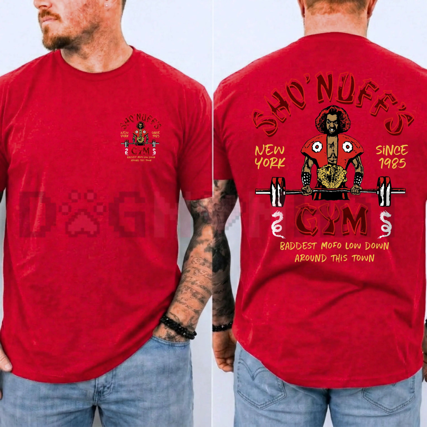 Shogun Martial Arts Gym Graphic Tee - Retro 80s Action Movie Nostalgia Pure Cotton USA Made Shirt