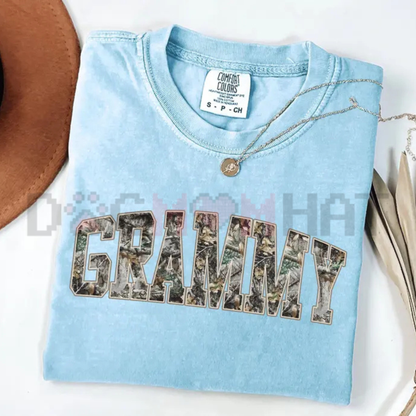 Custom Mama Chambray T-Shirt – Personalized Camo Mama Shirt