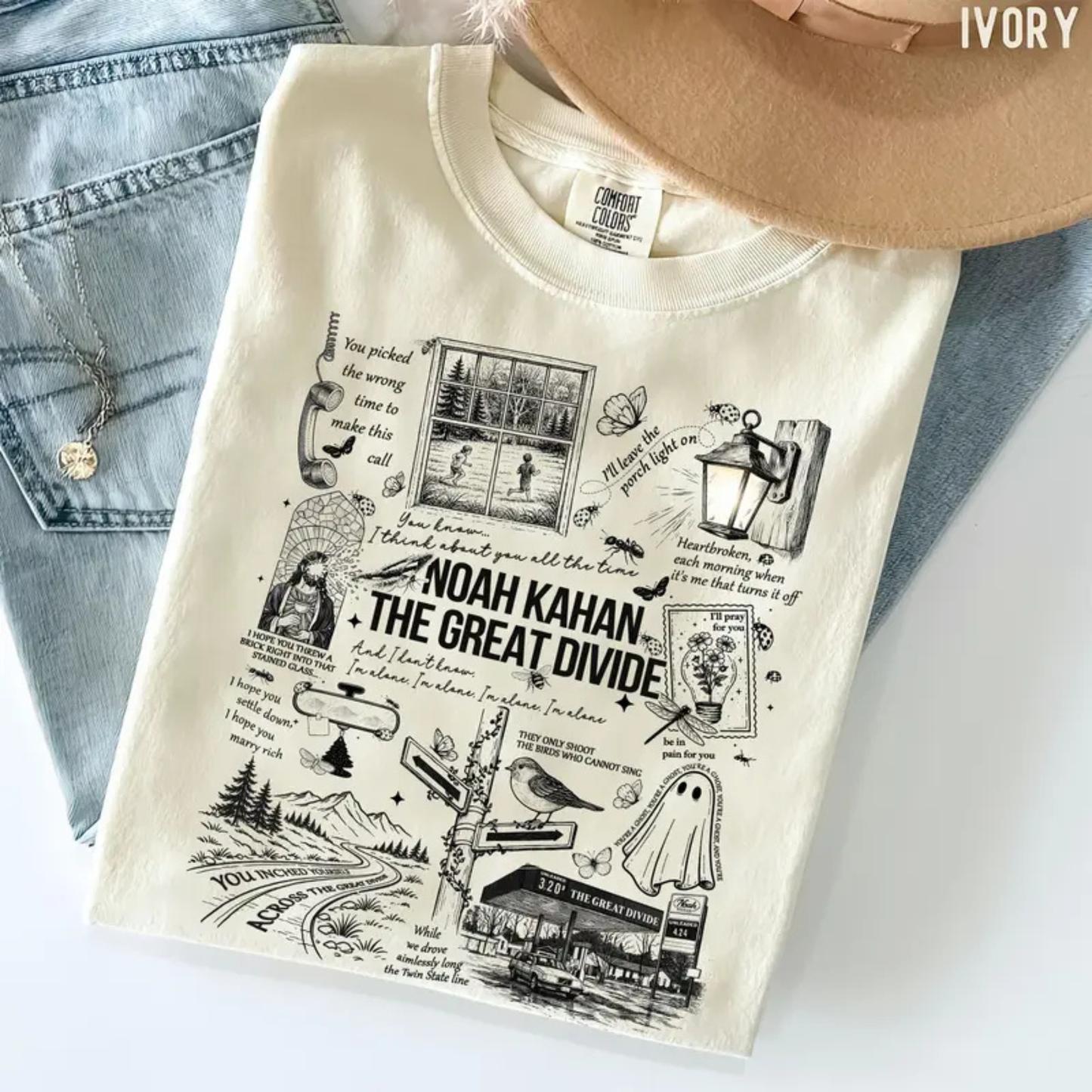 "The Great Divide" Porchlight Lyrics Shirt