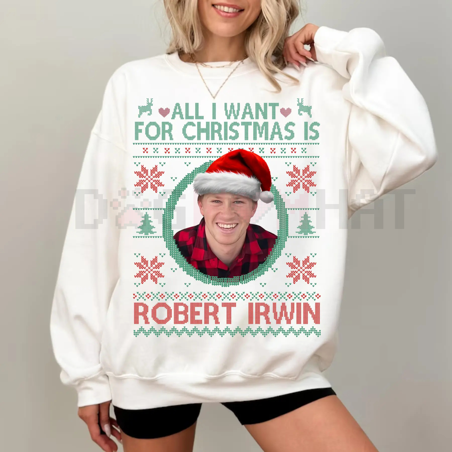 Robert Irwin DWTS 2025 Ugly Christmas Sweatshirt