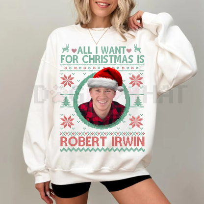 Robert Irwin DWTS 2025 Ugly Christmas Sweatshirt