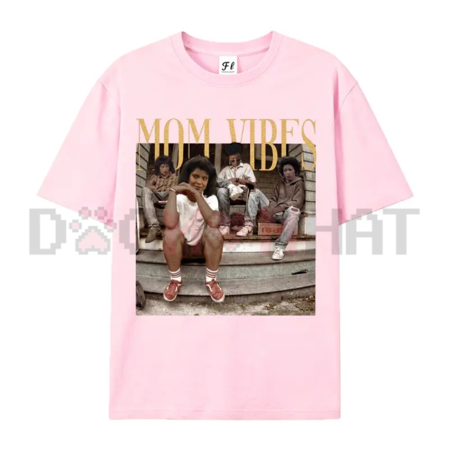 "Mom Vibes" Vintage 90s Nostalgia Graphic T-Shirt