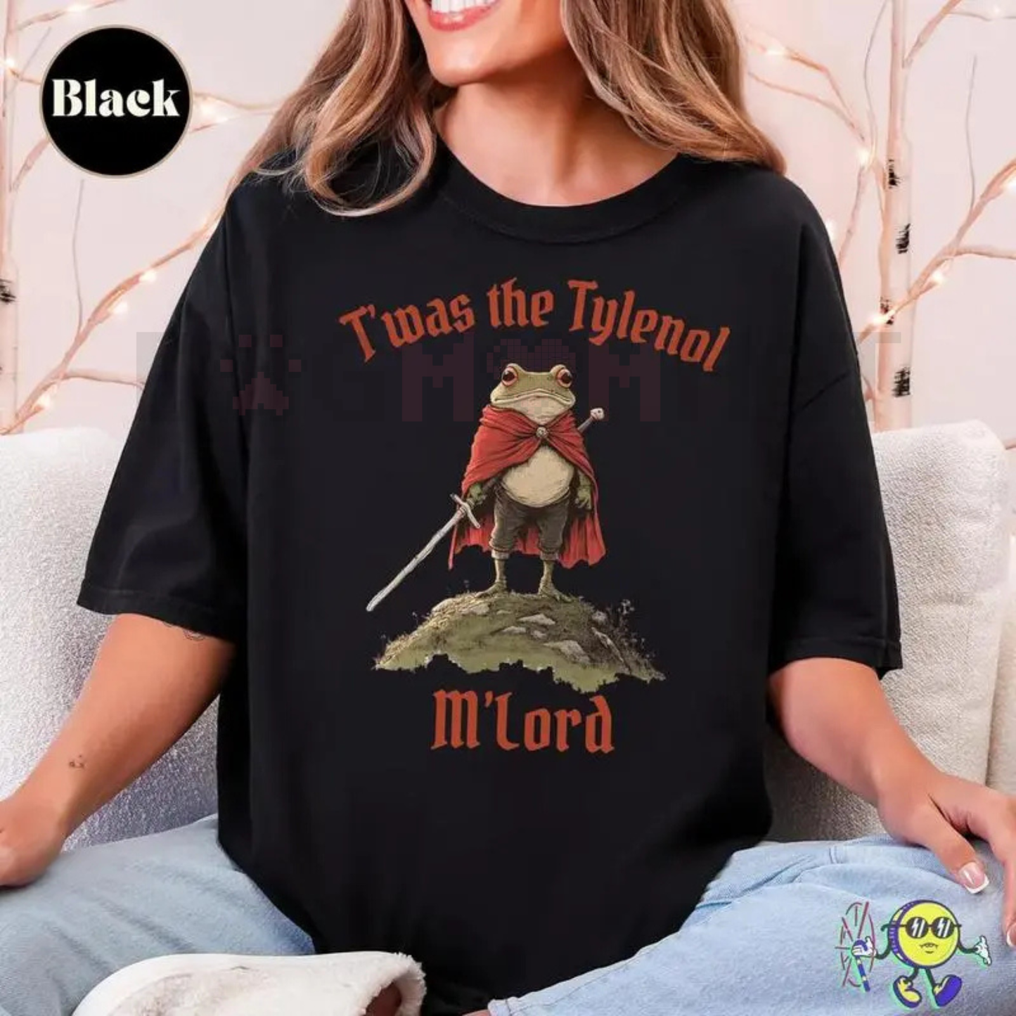 "Twas the Tylenol M'lord" Funny Anti RFK Jr Frog Meme Liberal T-Shirt | Anti Trump Tee