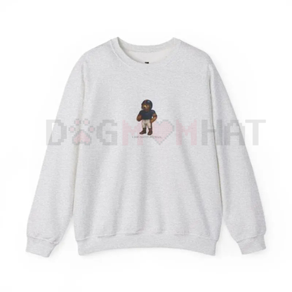 Unisex Vintage Football Teddy Bear Crewneck Sweatshirt