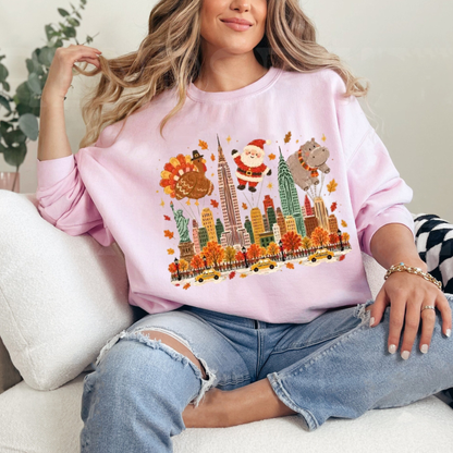 Vintage 90s Thanksgiving Parade Graphic Sweatshirt