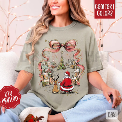 'All I Want For Christmas Is Coquette' Comfort Colors® T-Shirt