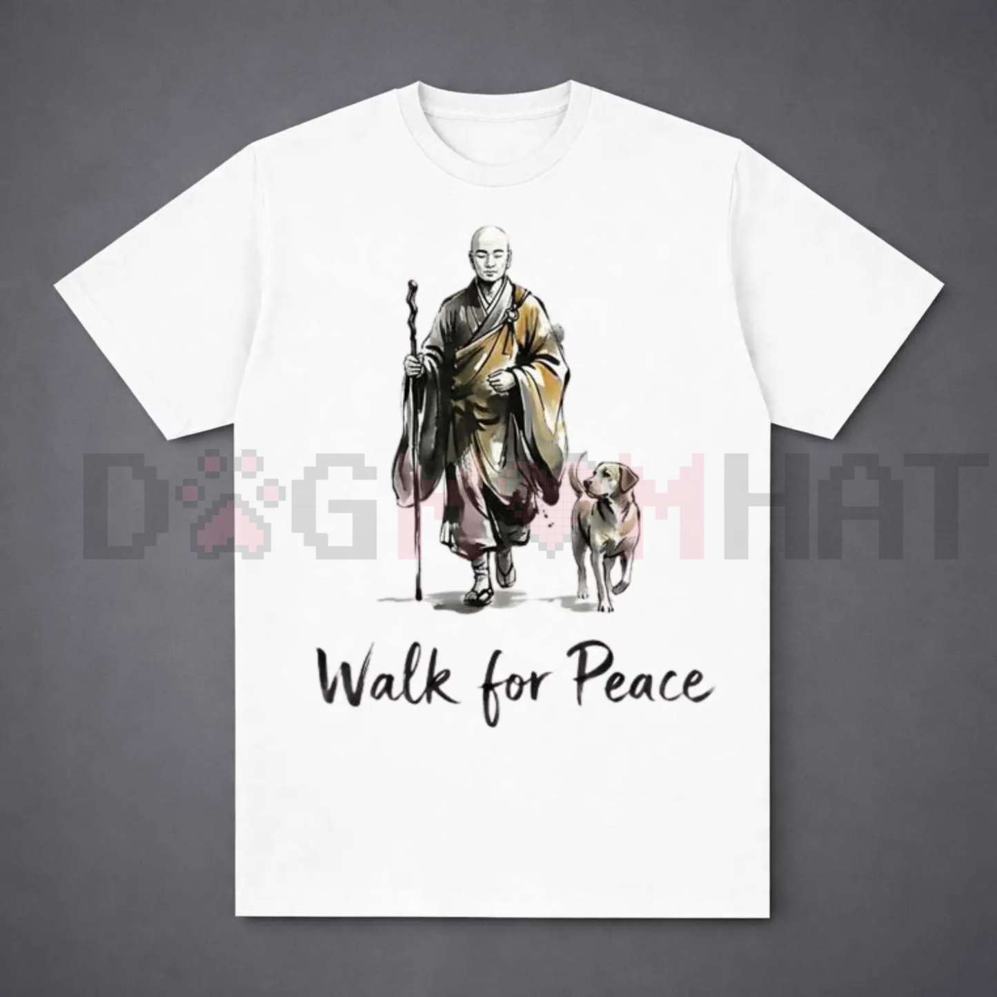 Aesthetic "Walk for Peace" Zen T-Shirt