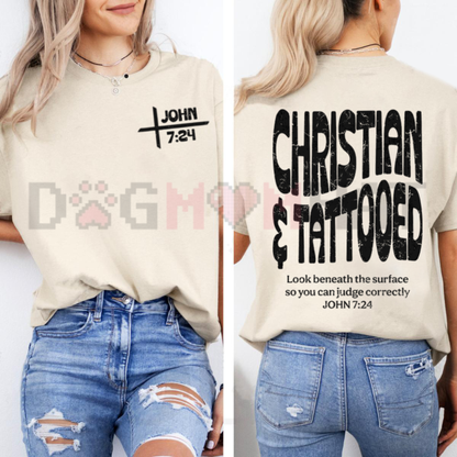 Faithful Bloom Seamless Daily Grace Tee - Women's Solid Christian Short-Sleeve Cotton Shirt