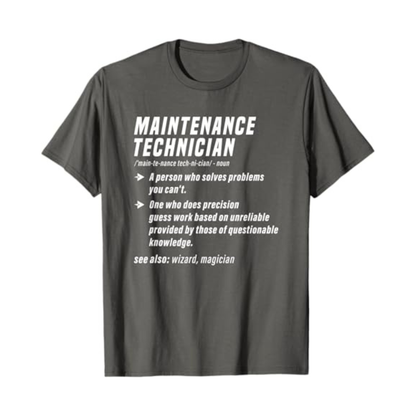 Maintenance Technician Definition T-Shirt