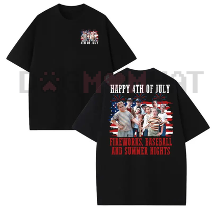 The Sandlot "4th Of July" Baseball Squad T-Shirt