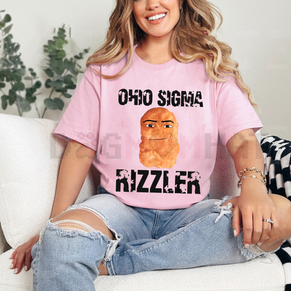 Ohio Sigma Meme T-Shirt – Internet Memes Funny Large Size Tee