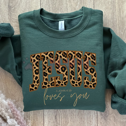 Minimalist "Jesus" Name Sweatshirt