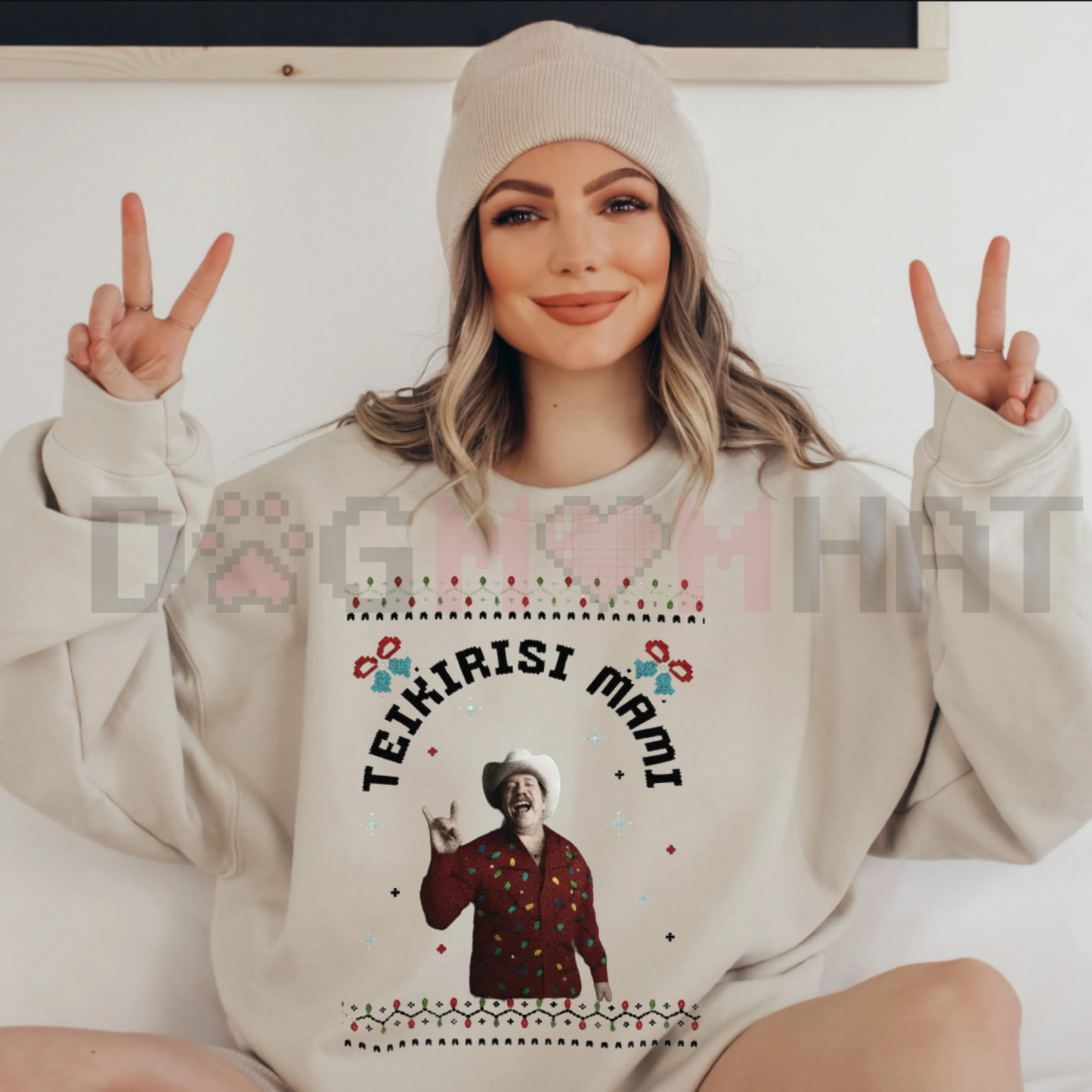 "Teikirisi Mami" Sweatshirt – Funny Spanglish Quote Jumper