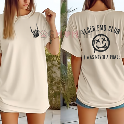 Elder Emo Shirt – "It Was Never a Phase" Emo T-Shirt