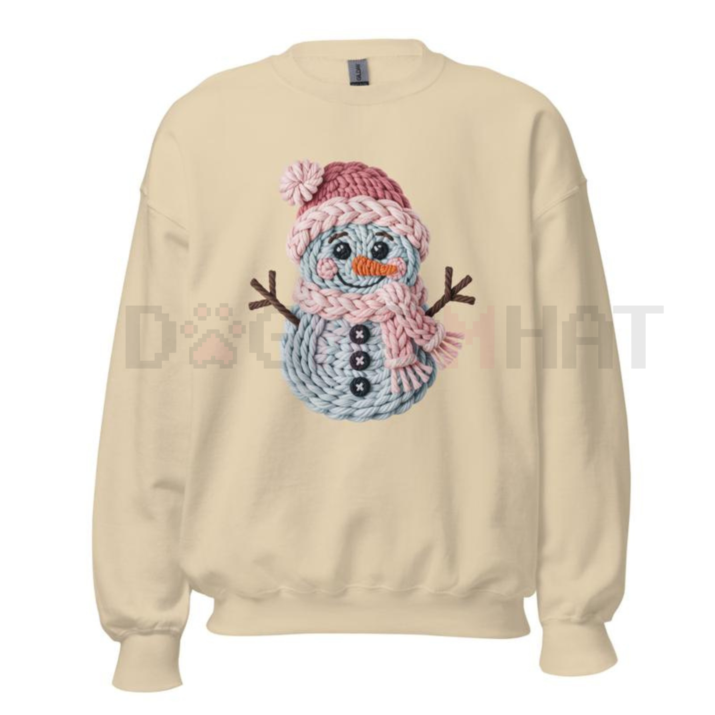 Yarnaby the Snowman Knit Graphic Crewneck