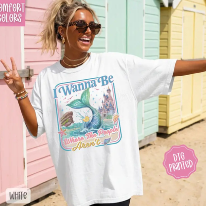 Mermaid Comfort Colors® Shirt – Trendy Women’s Summer Graphic Tee
