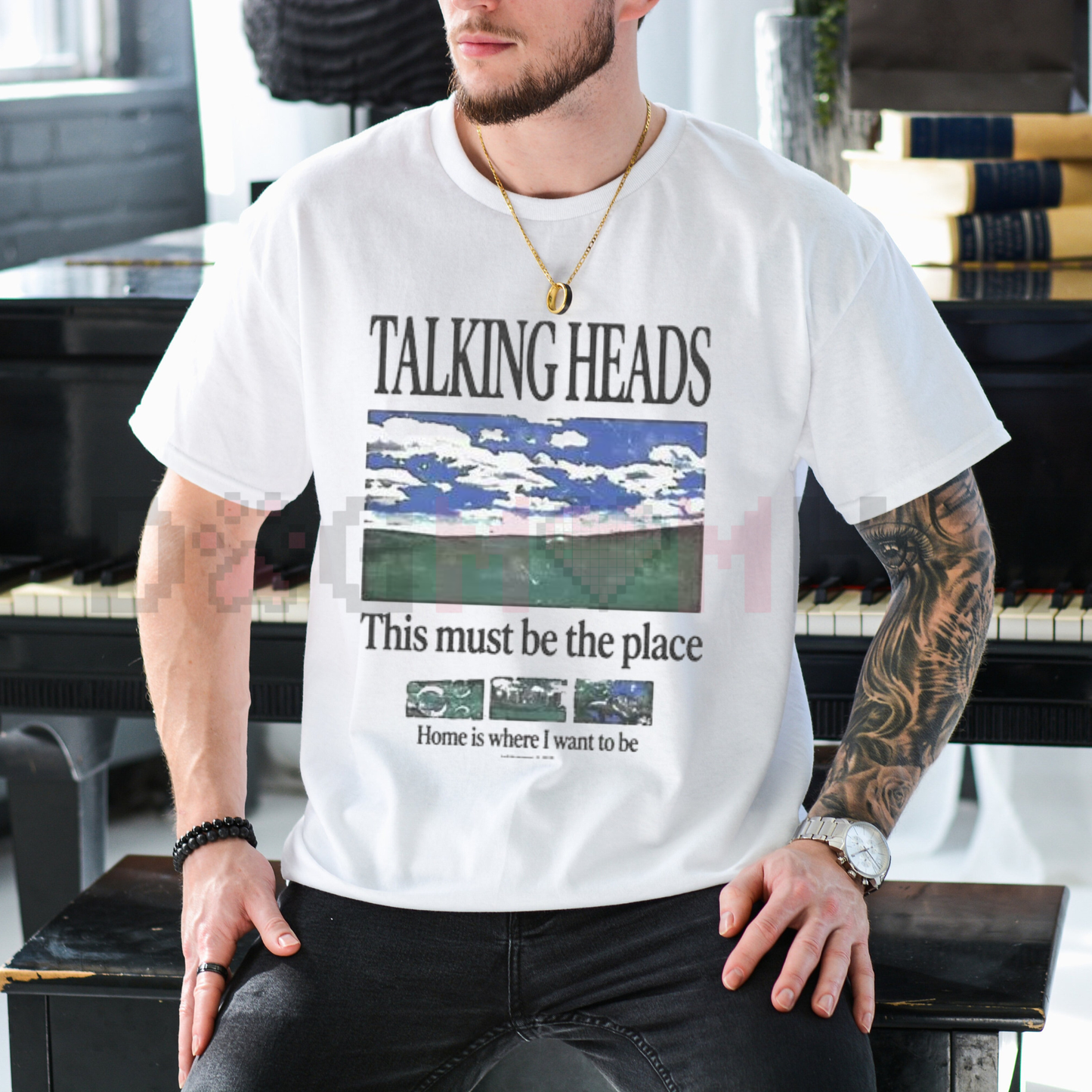 Talking Heads "This Must Be The Place" Lyric Tee