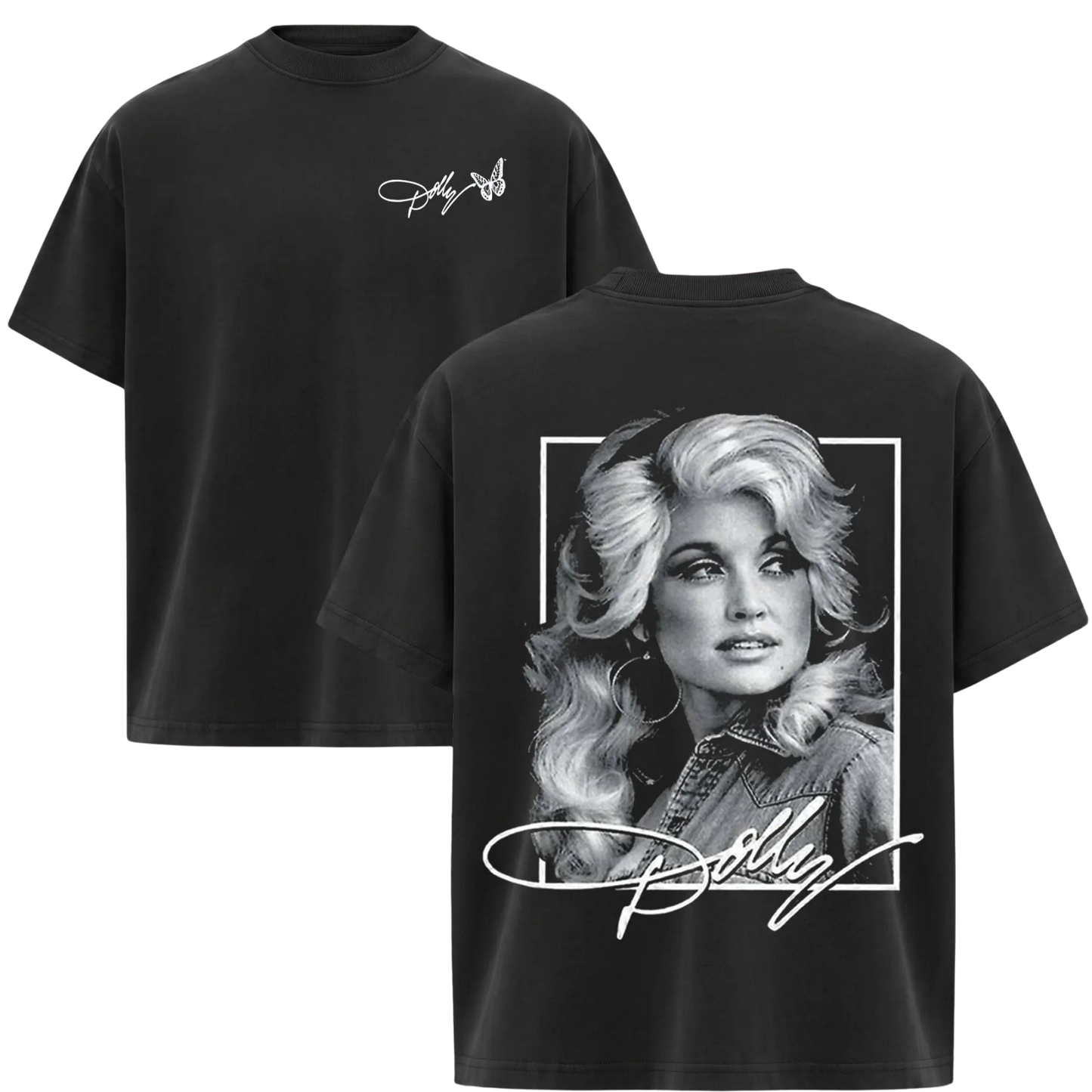 Vintage 80s Dolly Parton Graphic T-Shirt - Retro Country Music Tour & Streetwear Tee
