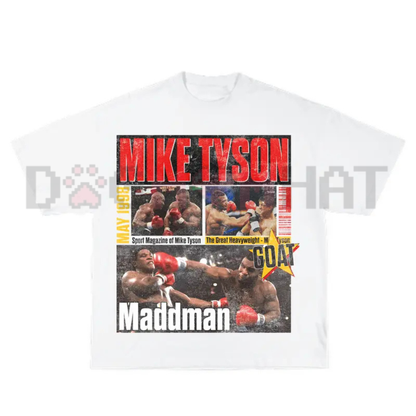 Iron Champion Legend Bootleg Heavyweight Tee - Maddman Mike Tyson Vintage 90s Hip-Hop Rap Graphic Shirt