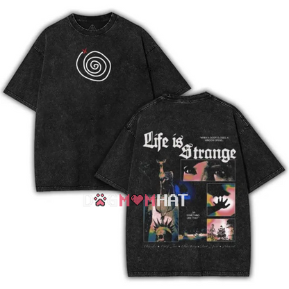 Life is Strange Washed T-Shirt – 2-Sided Graphic Tees