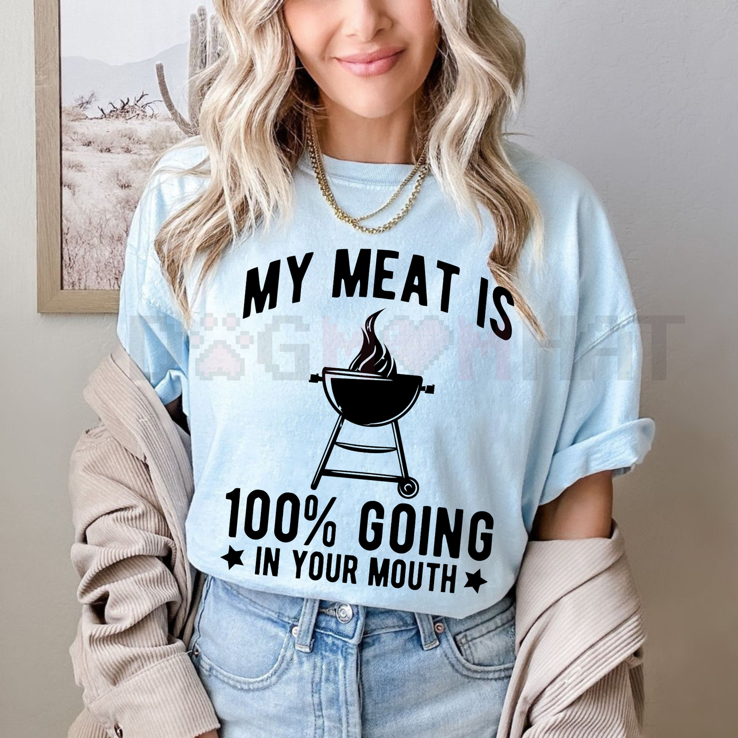 Funny Innuendo BBQ Master T-Shirt – Unisex Grilling Humor Tee