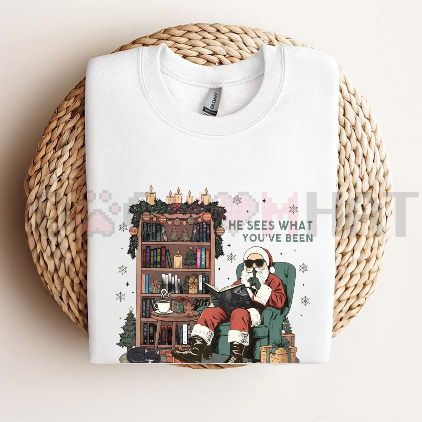 He Sees What You've Been Reading tshirt