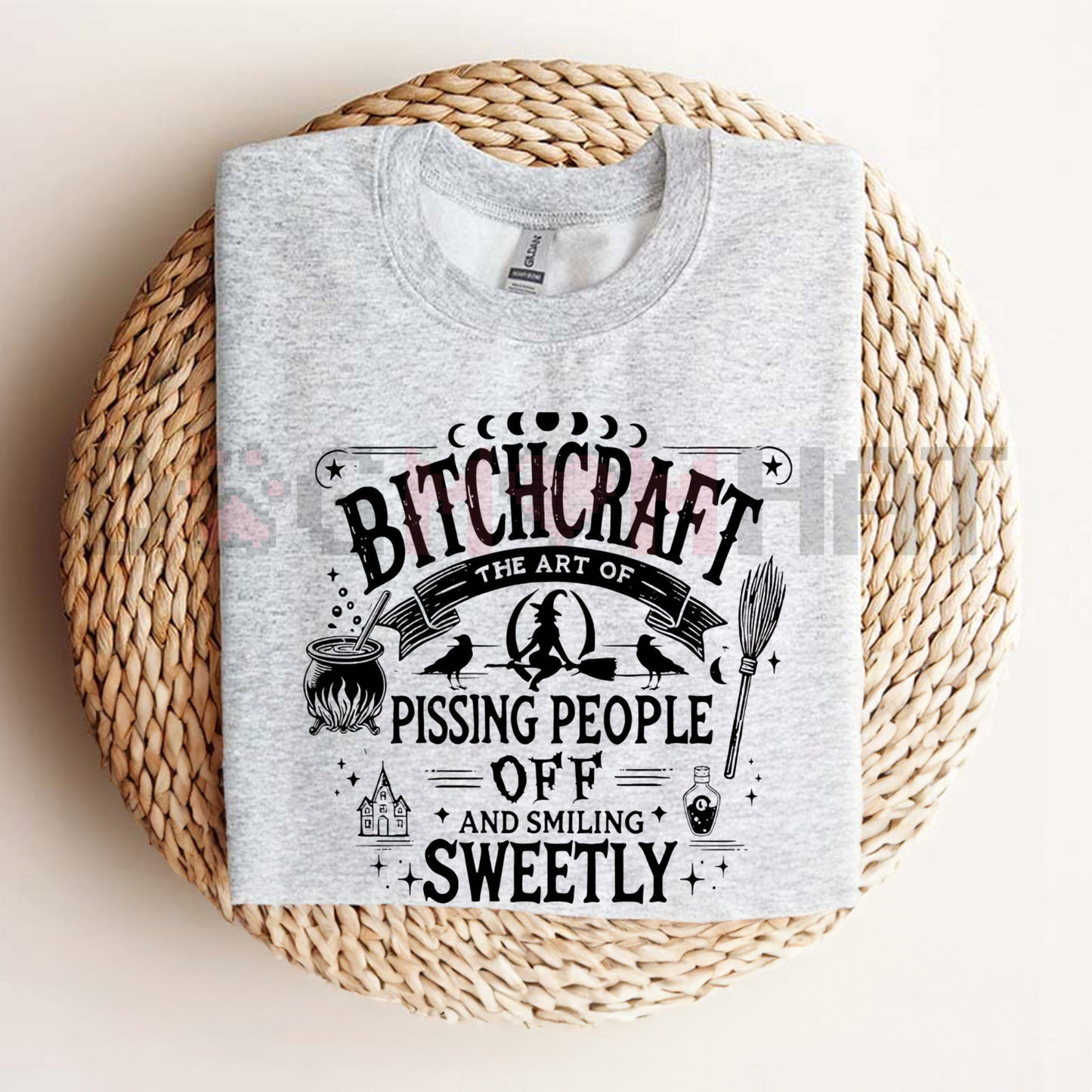 Bitchcraft Adult Humor Halloween Shirt – Casual Softstyle Unisex T-Shirt
