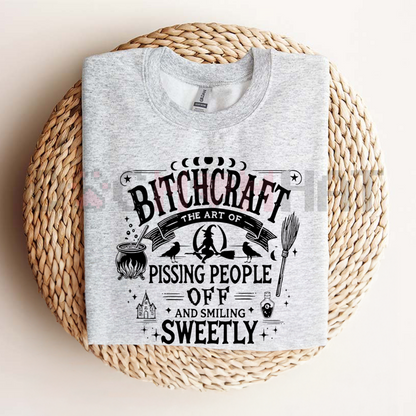 Bitchcraft Adult Humor Halloween Shirt – Casual Softstyle Unisex T-Shirt