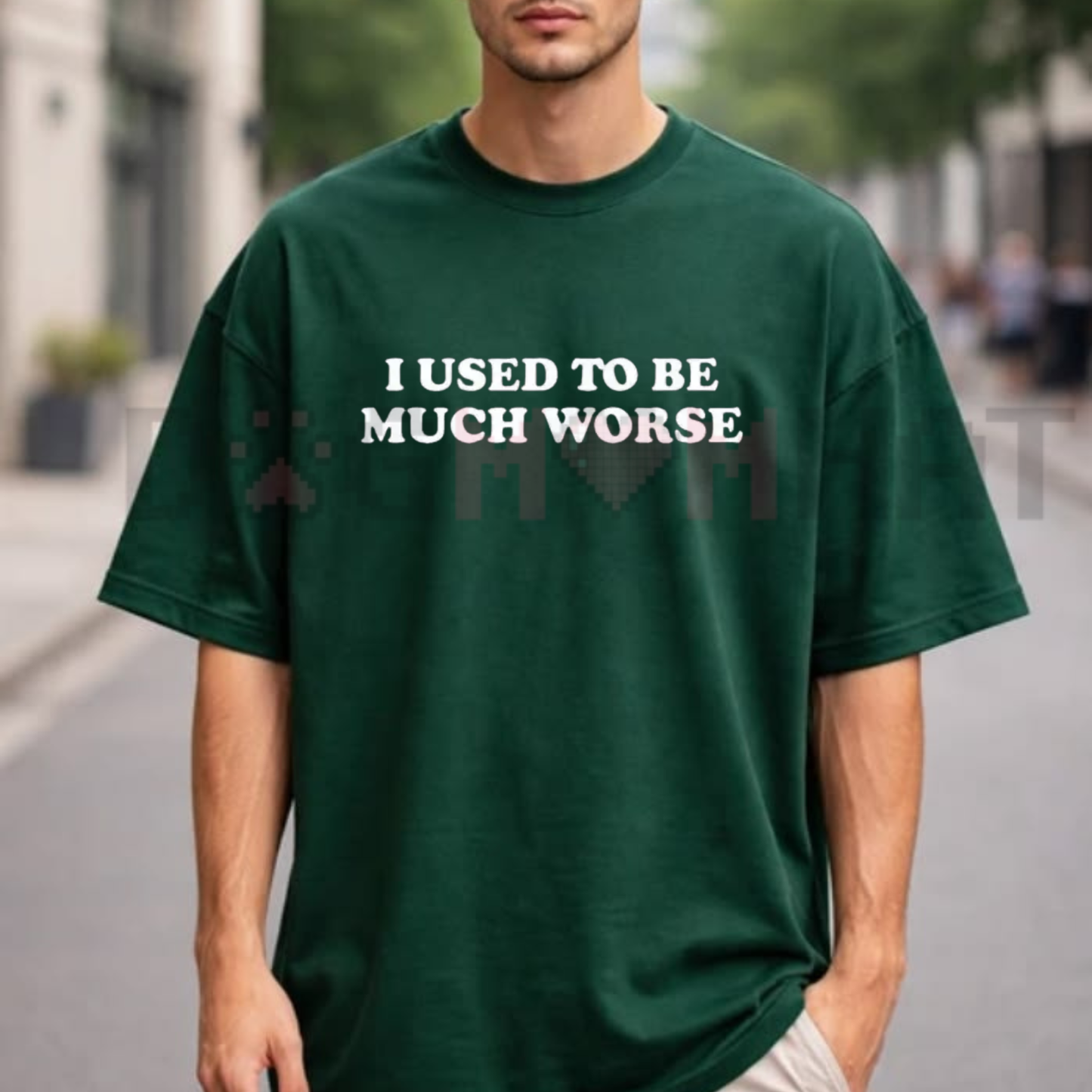 Humorous I Used to Be Much Worse Graphic Tee - Casual Unisex Cotton T-Shirt