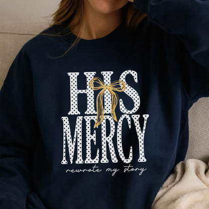 Parke Horizon Sweatshirt – Retro "His Mercies Are New Every Morning" Coyote Graphic Crewneck