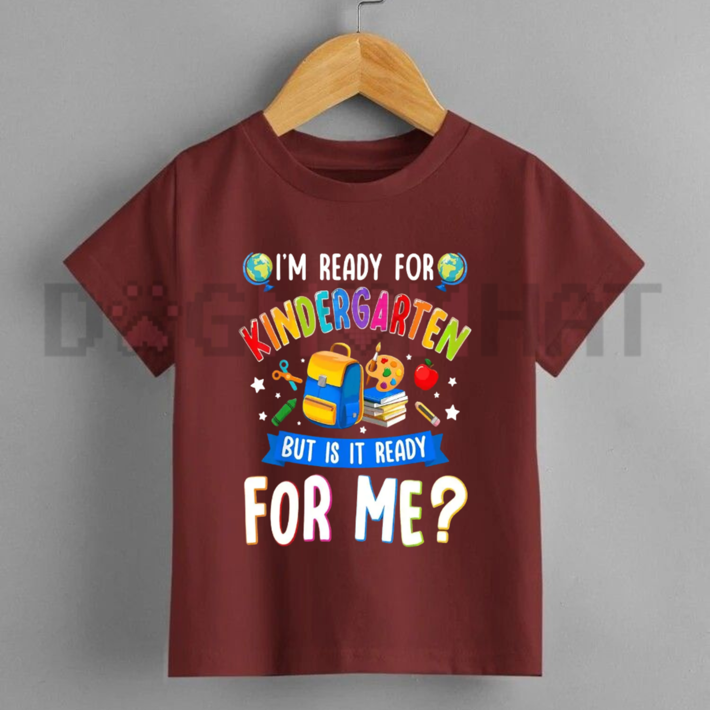 Bright Beginnings Kindergarten Crew Graphic Tee - Cute Back To School Kids Shirt