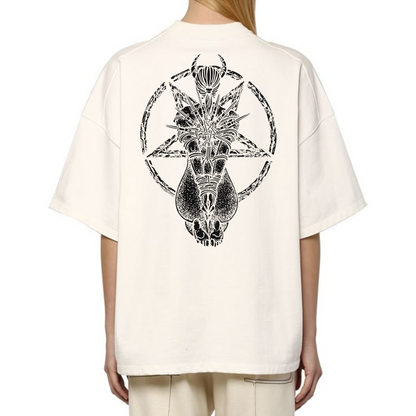 Goat Skull Pentagram Occult T-Shirt – Dark Art Graphic Tee