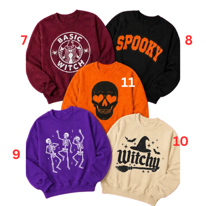 Halloween Edition Surprise Sweatshirt - Mystery Spooky Season Graphic Pullover