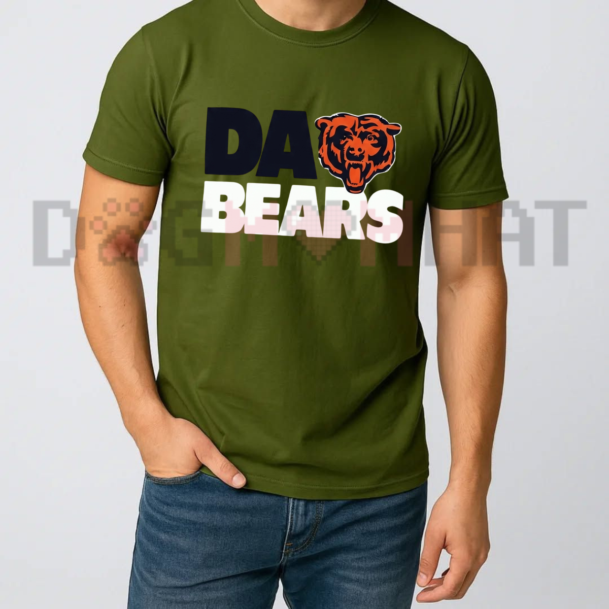 Chicago Da Bears Hometown Gridiron Graphic T-Shirt
