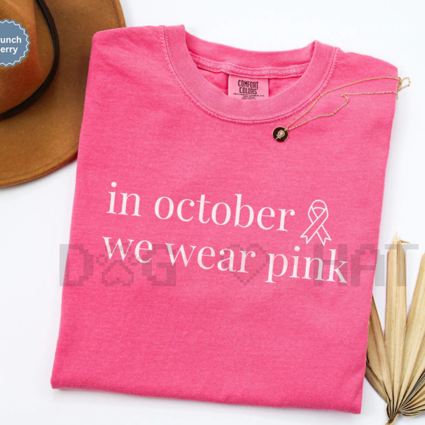 'In October We Wear Pink' Oncology Nurse Shirt
