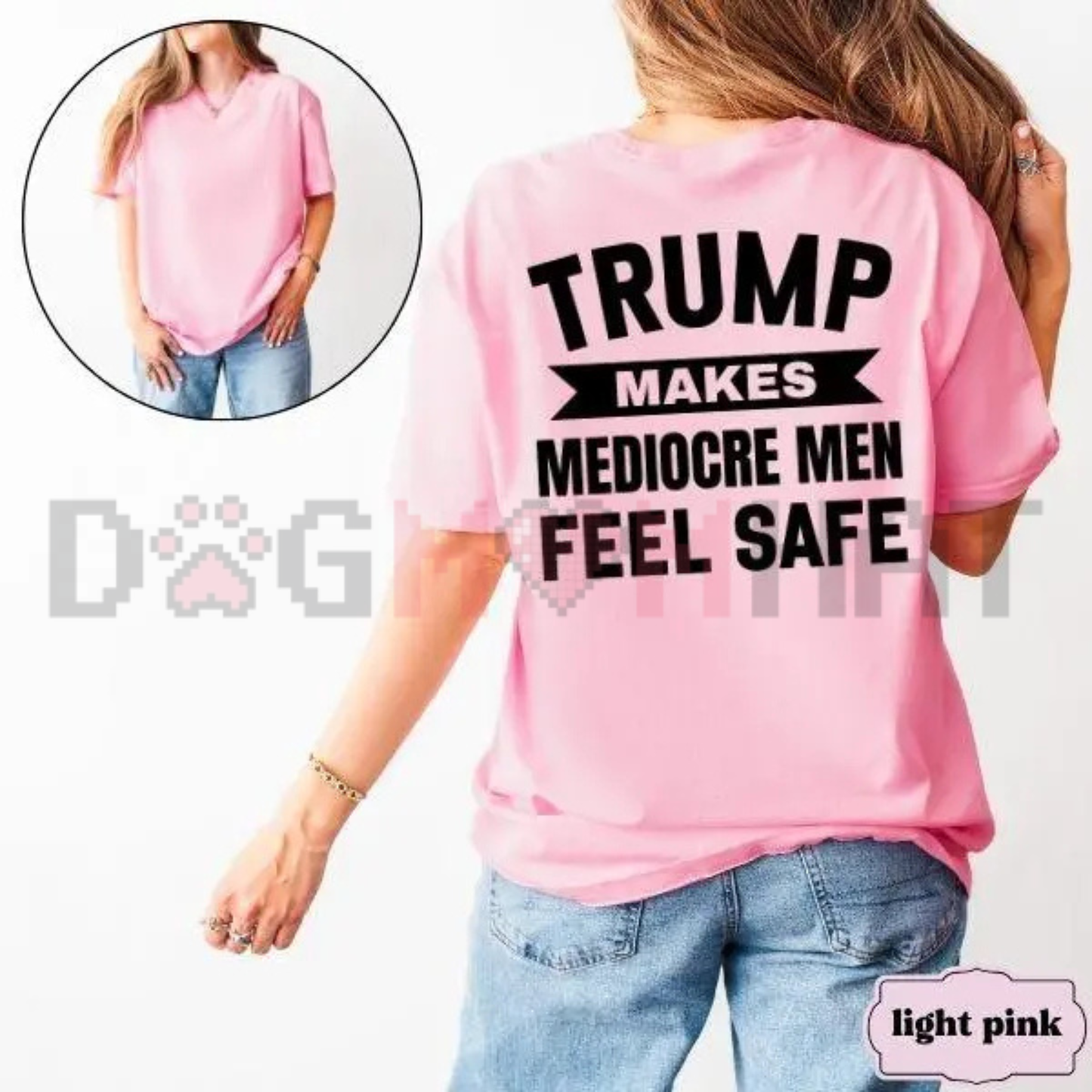 Progressive Satire Back Print Graphic Tee - Funny Political Commentary Pure Cotton Unisex Casual Shirt