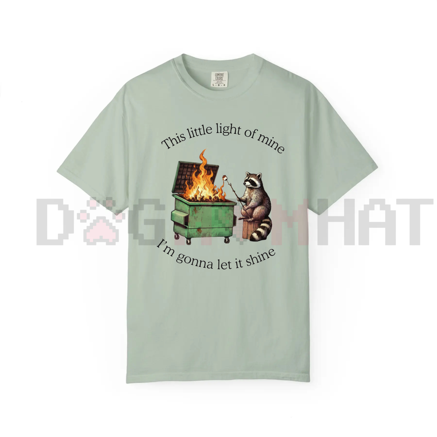 Dumpster Fire Raccoon T-Shirt