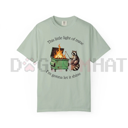 Dumpster Fire Raccoon T-Shirt