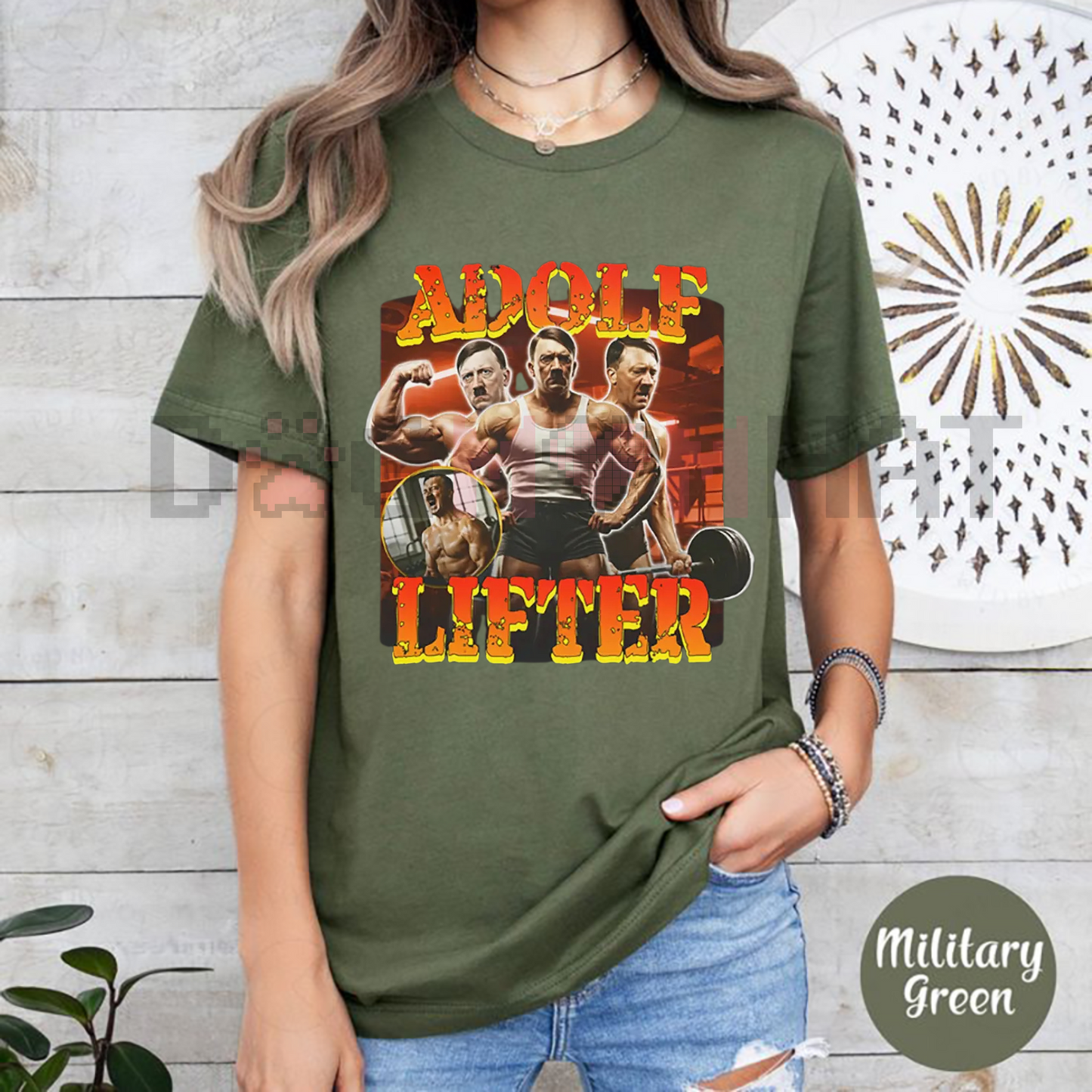 AL Bodybuilding Shirt – Bold & Unique Fitness Artwork Graphic Tee