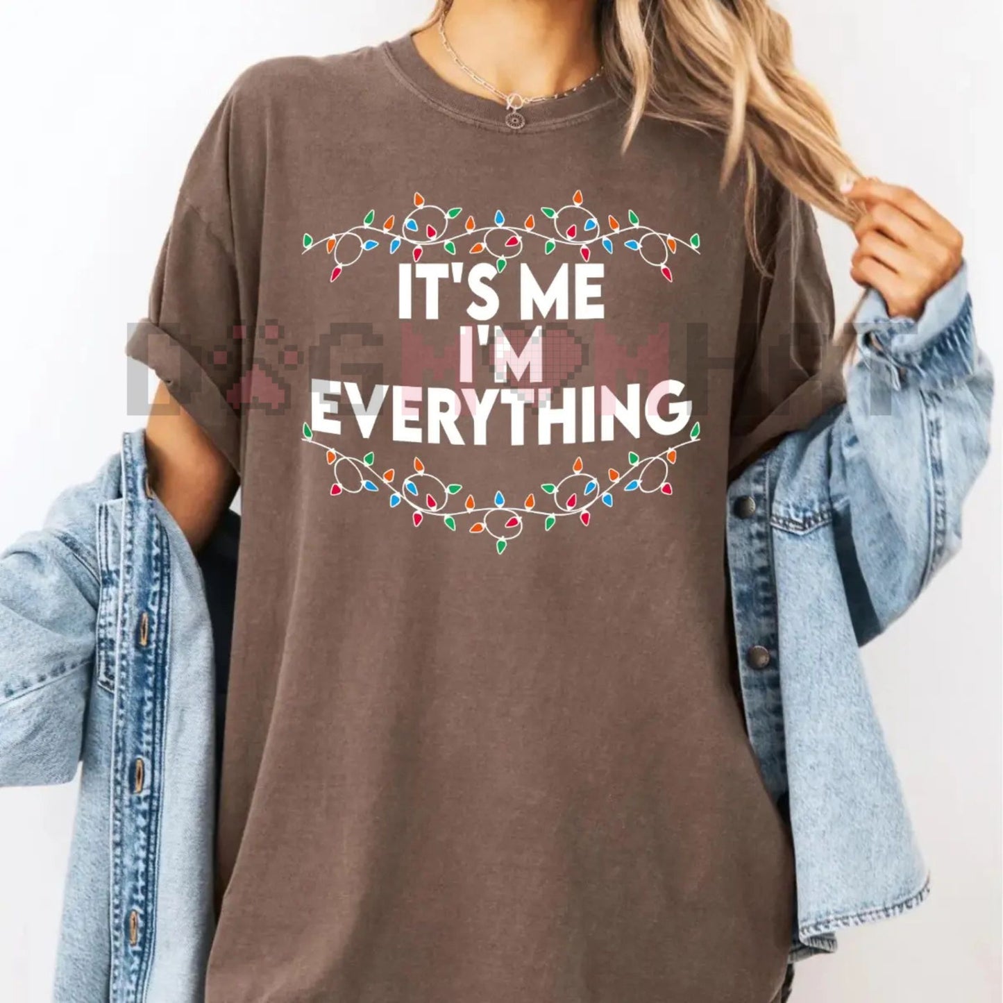 Comfort Colors "I Have Everything I Want For Christmas" T-Shirt – It's Me I'm Everything, Funny Christmas Matching Tee, Couple Gift