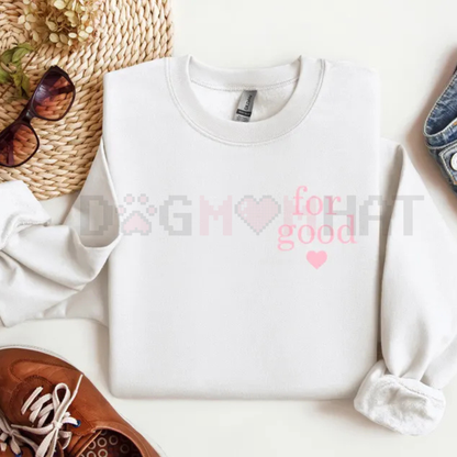 Minimalist 'For Good' Positive Statement Jumper sweatshirt