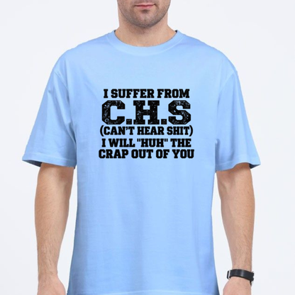 Parke Horizon Tee – "Huh?" Sarcastic Hearing Humor Graphic T-Shirt