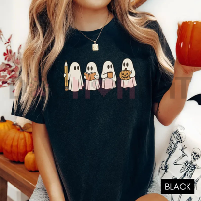 Comfort Colors® Spooky Teacher Ghost T-Shirt - Fall Autumn Halloween Gift for Educators