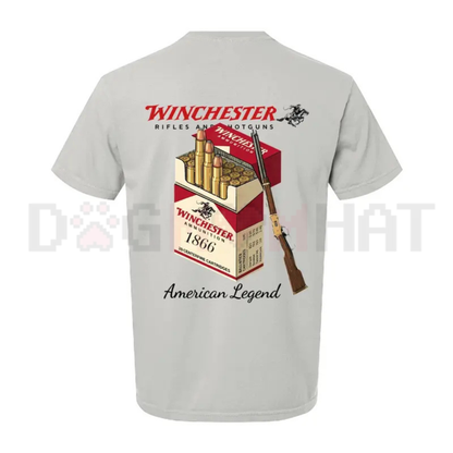 Winchester "American Legend" Men's Tee – 1866 Ammo Box Graphic Shirt