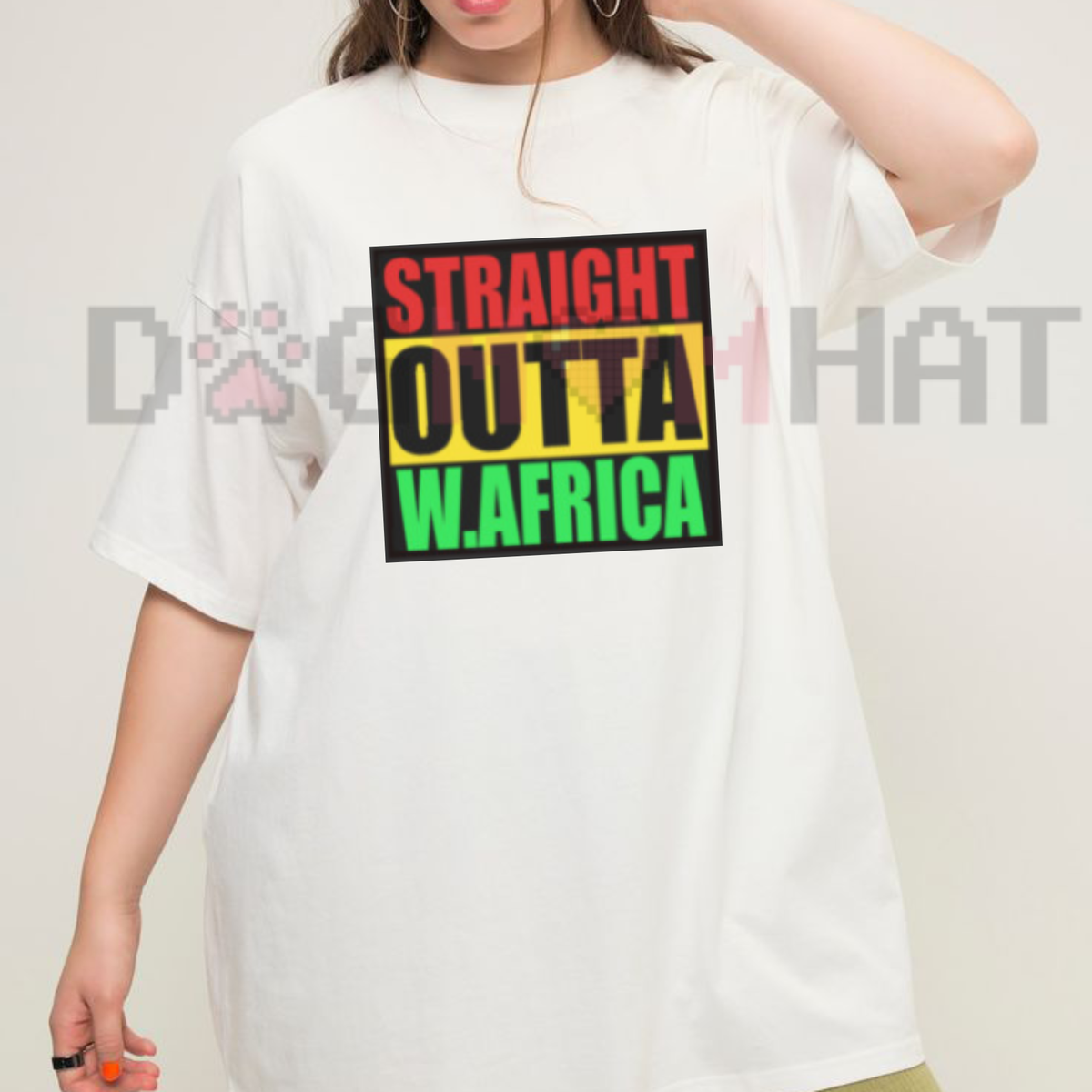 Straight Outta West Africa Graphic T-Shirt