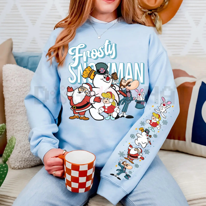 Vintage Frosty The Snowman Sweatshirt – Retro Holiday Cartoon Movie Pullover