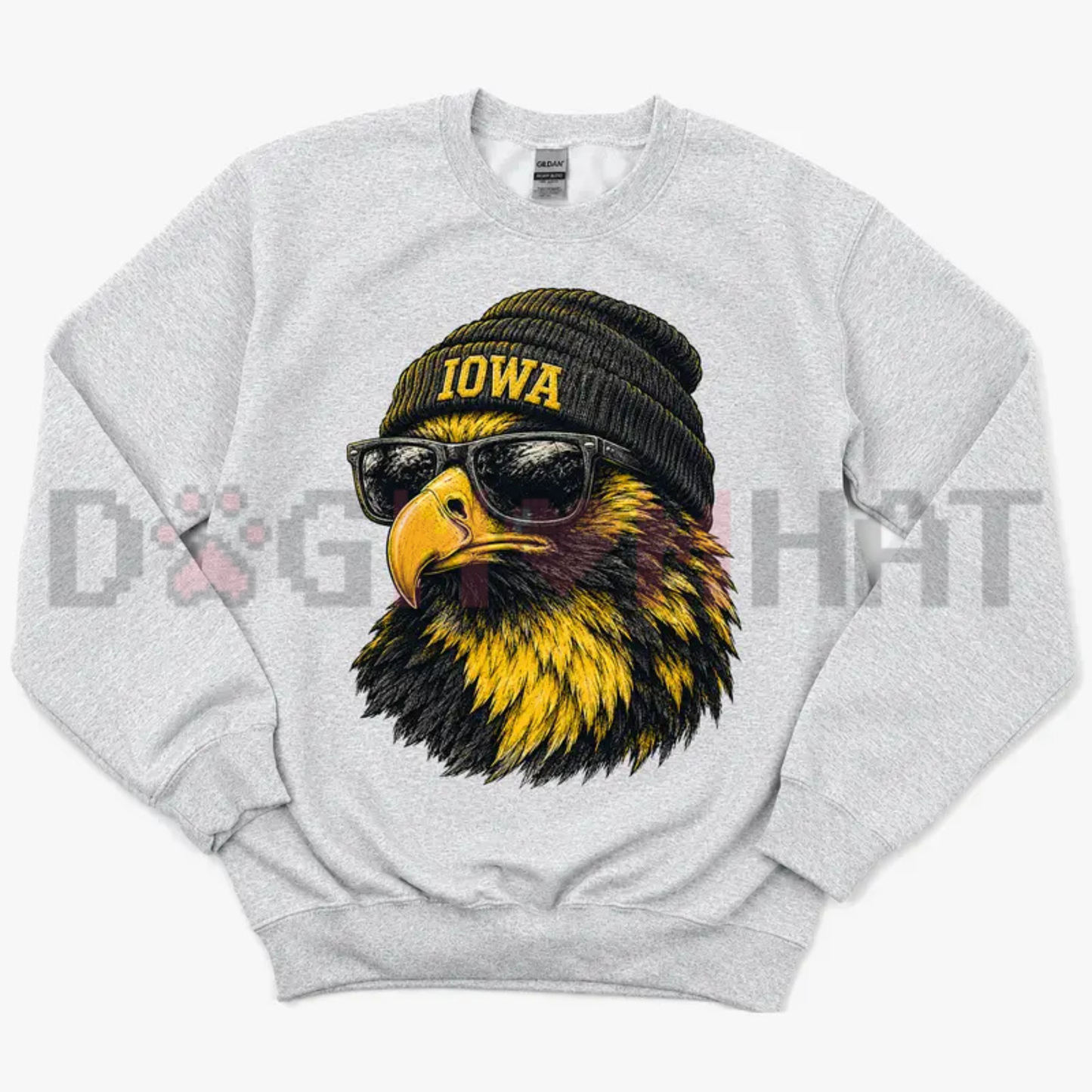 Gridiron Spirit Animal City Graphic Sweatshirt - Retro College Game Day Pullover Classic Sports Apparel