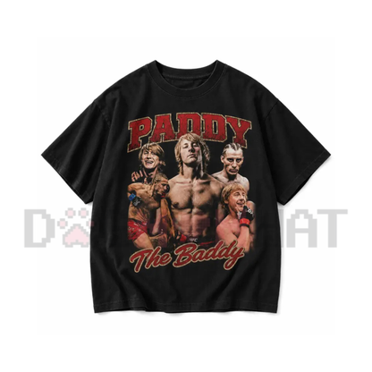 Liverpool Brawler Combat Vintage Wash Tee - Paddy The Baddy UFC Graphic Men's Cotton Fighter Shirt