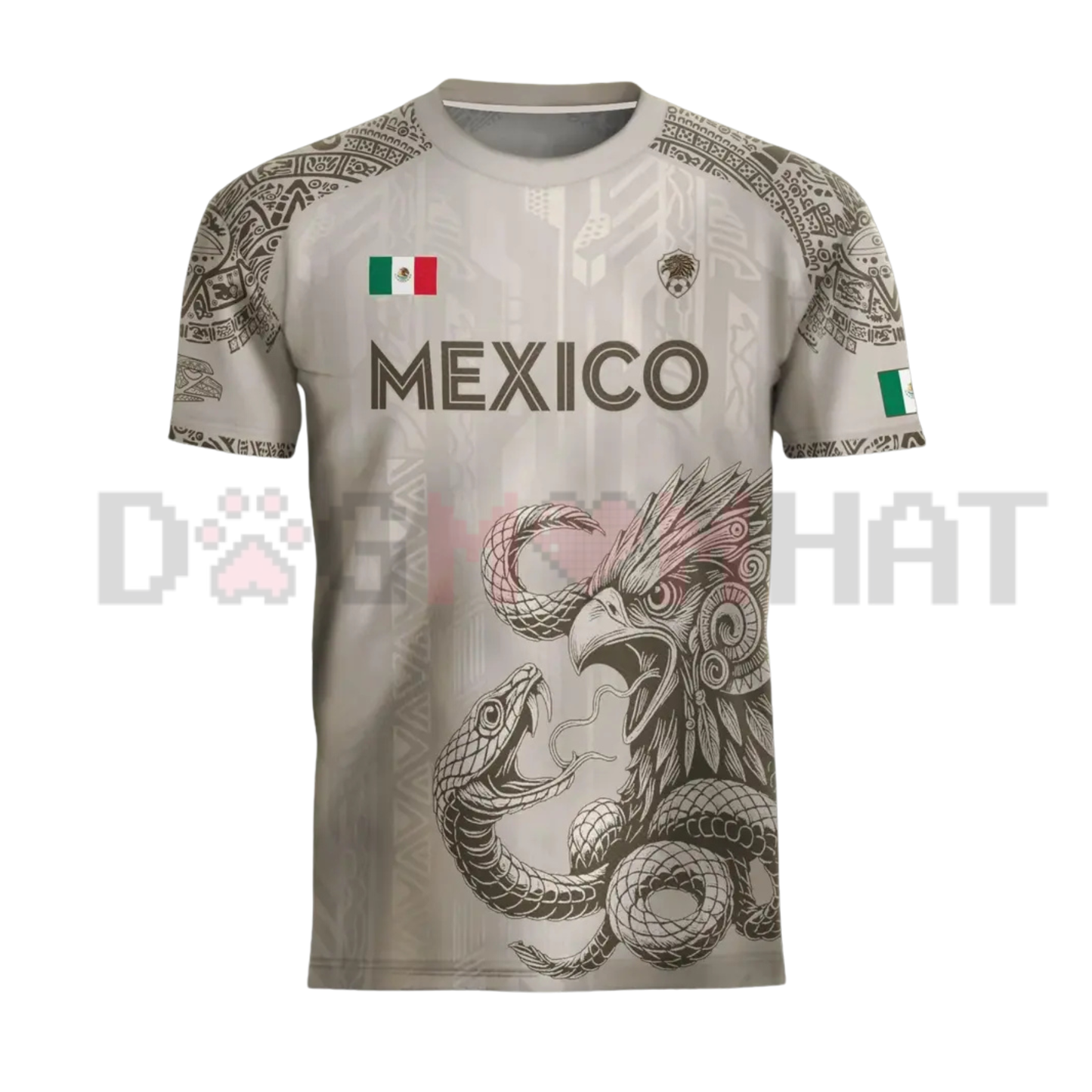 Mexico Aztec Eagle Heritage Soccer Jersey