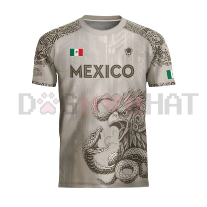 Mexico Aztec Eagle Heritage Soccer Jersey